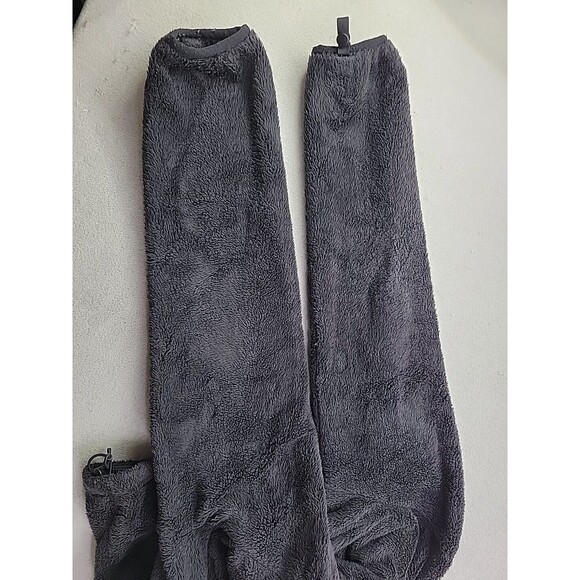 TNF The North Face Sherpa Fluffy Osito Zip Jacket Women's Medium Black Pocket - Picture 8 of 8